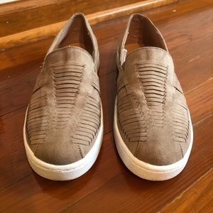Target Mossimo Tan Slipons